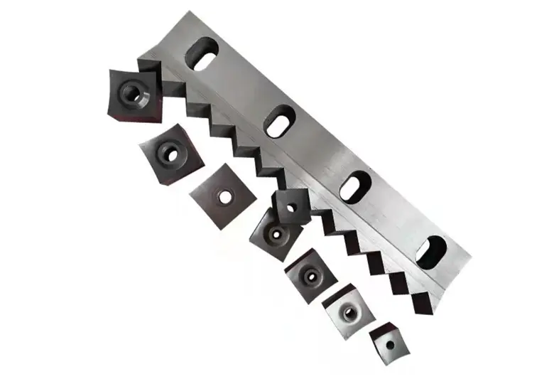 Cuchillas trituradoras de un solo eje